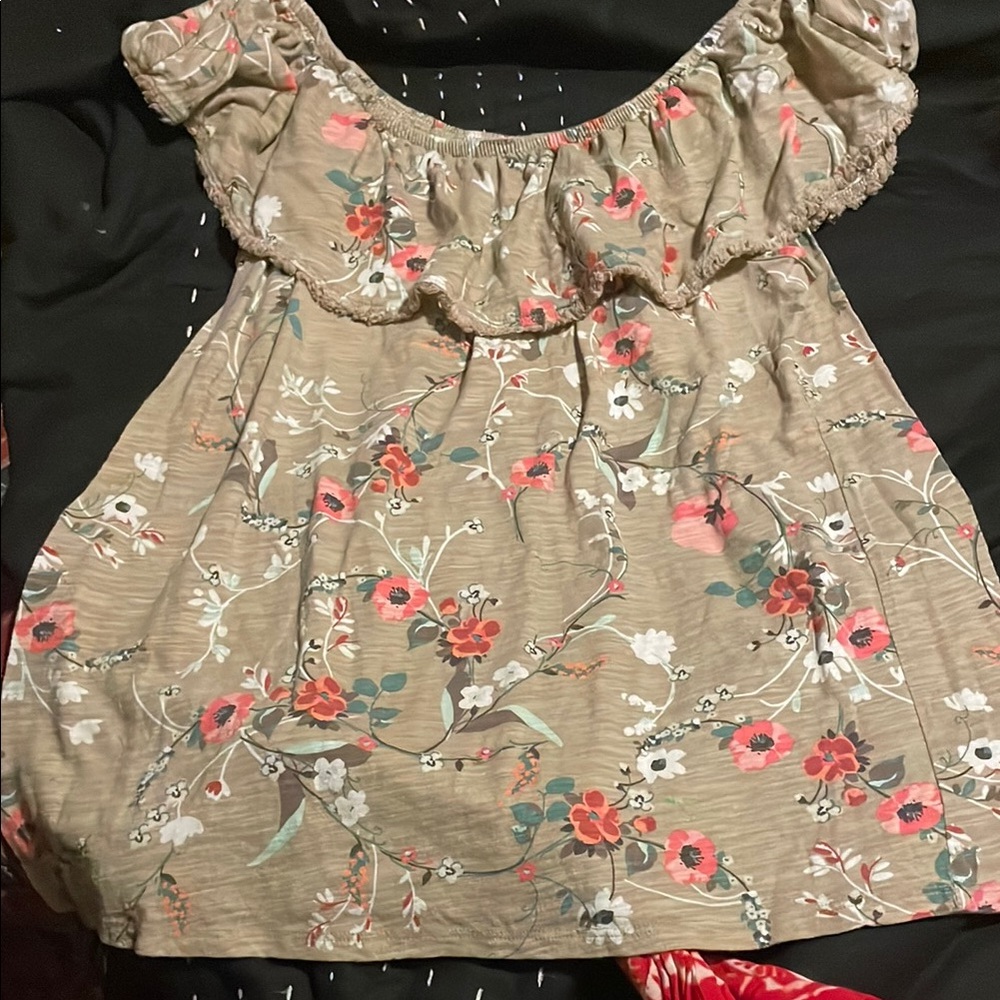 Floral Off-Shoulder Top